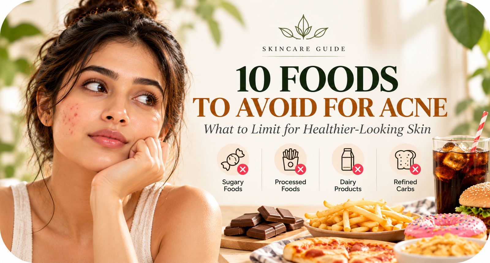 10 Foods to Avoid for Acne: What to Limit for Healthier-Looking Skin