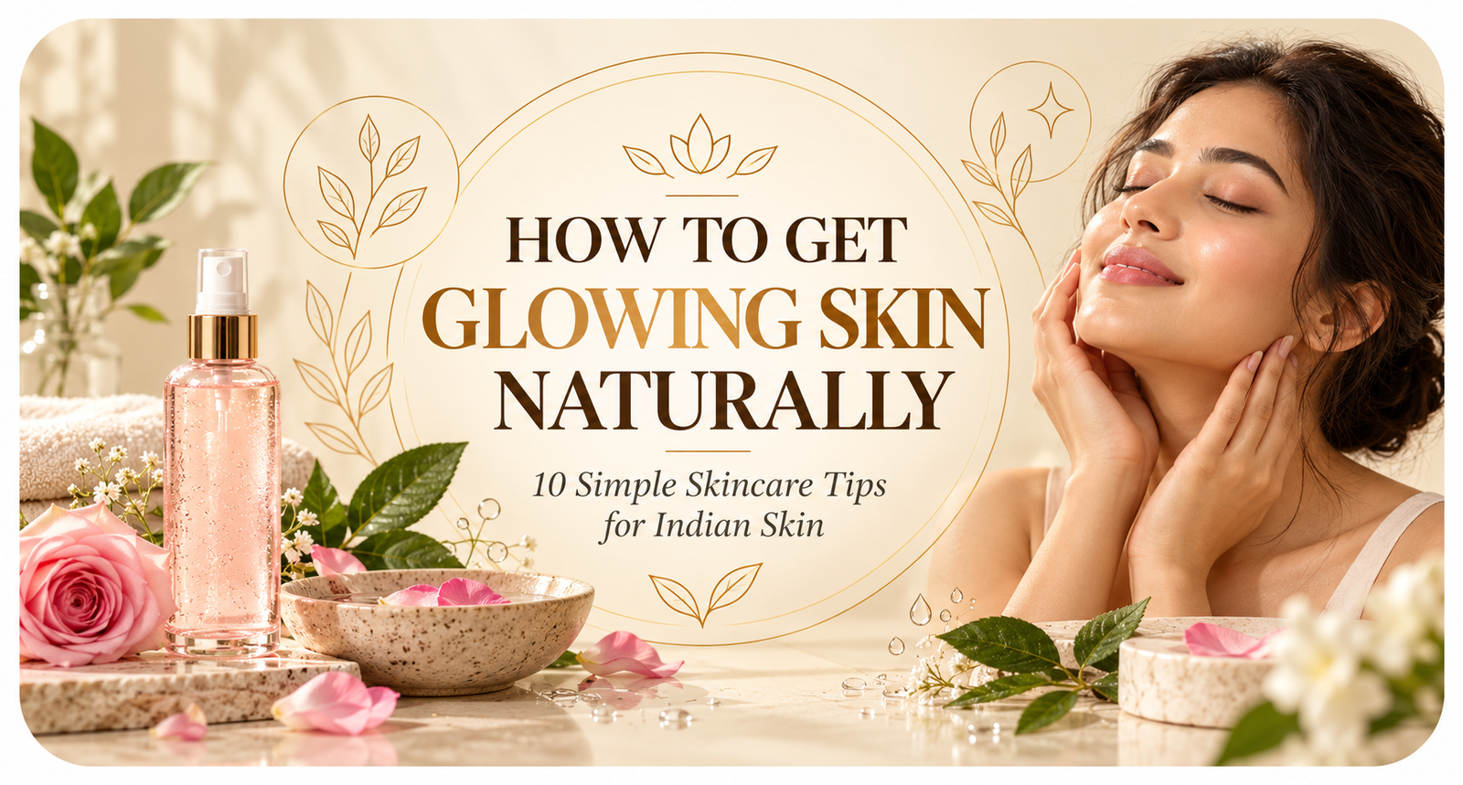 How to Get Glowing Skin Naturally at Home: 10 Simple Skincare Tips for Indian Skin