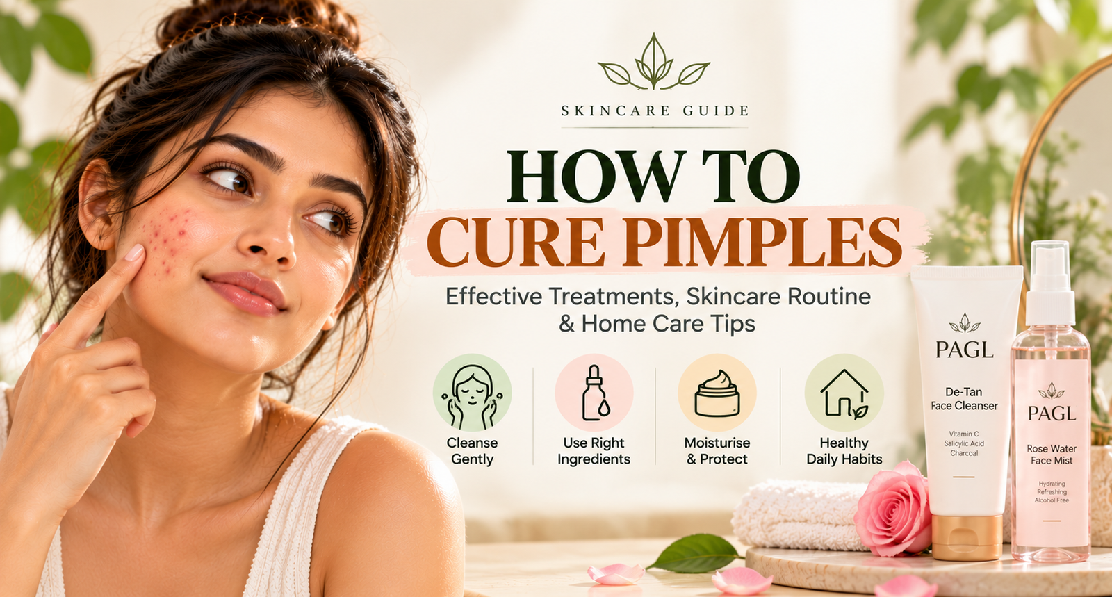 How to Cure Pimples: Effective Treatments, Skincare Routine and Home Care Tips
