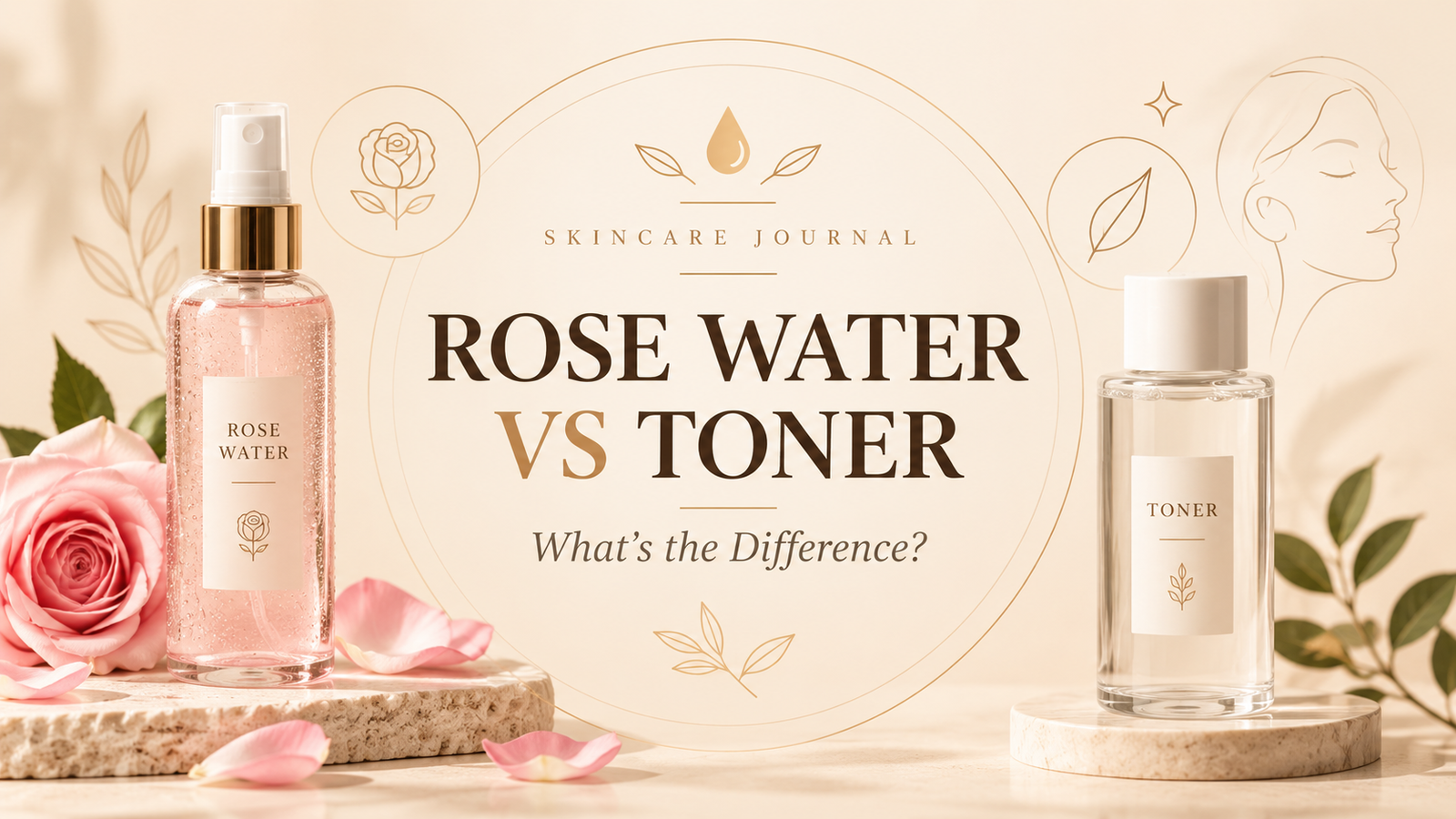 Rose Water vs Toner: What’s the Difference?