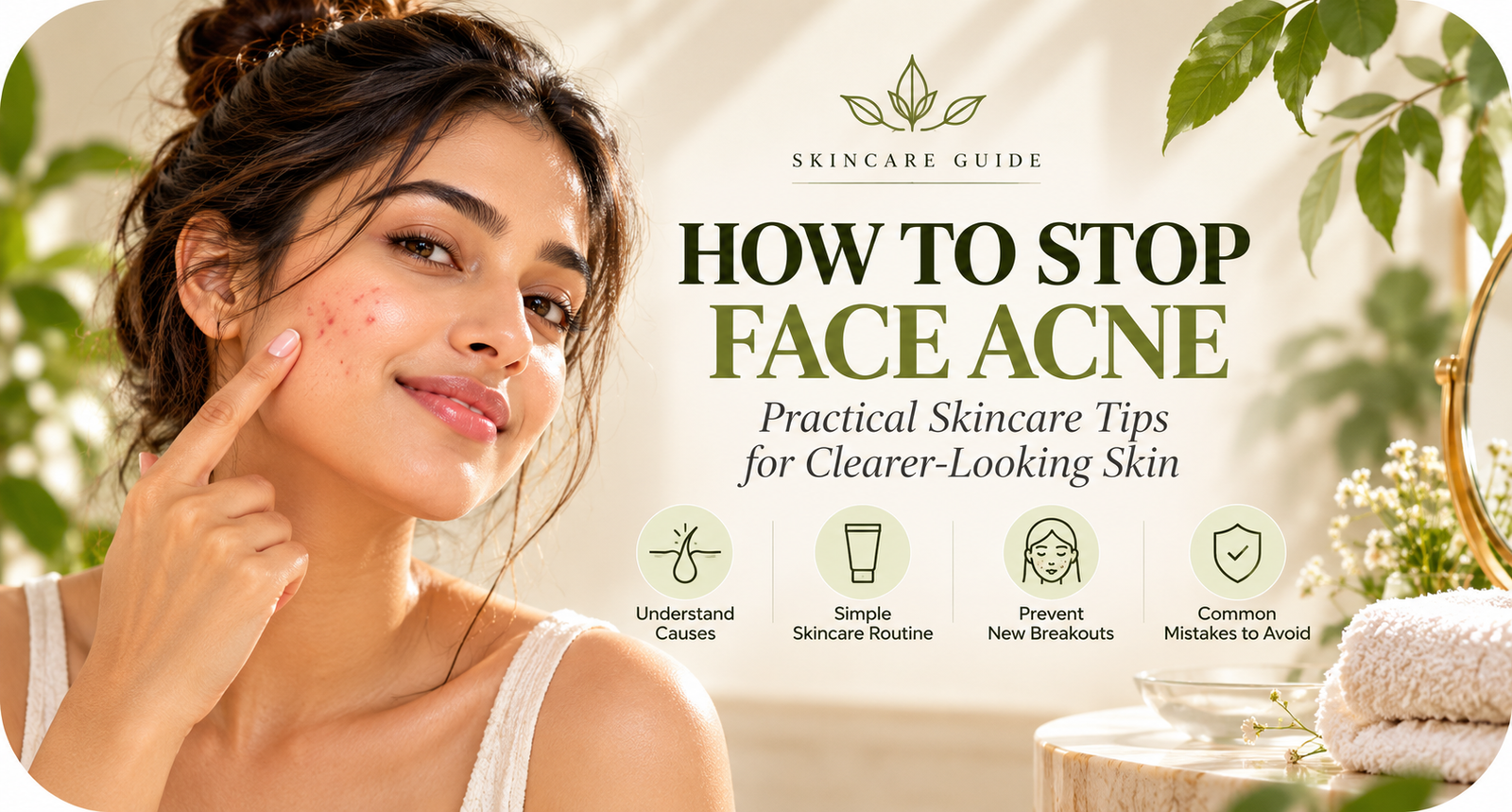 How to Stop Face Acne: A Practical Guide to Clearer-Looking Skin