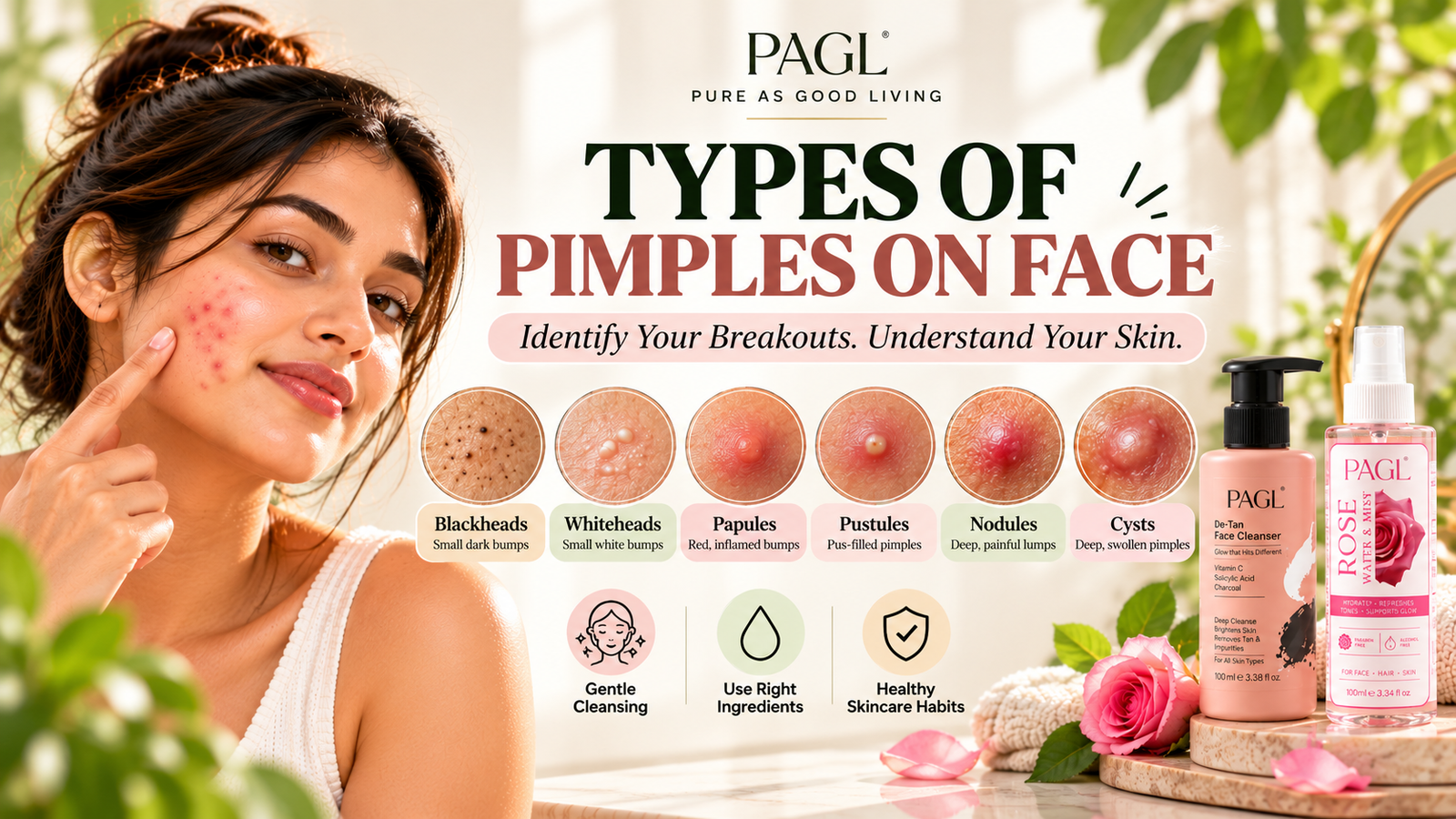Types of Pimples on Face: How to Identify Them and Care for Your Skin