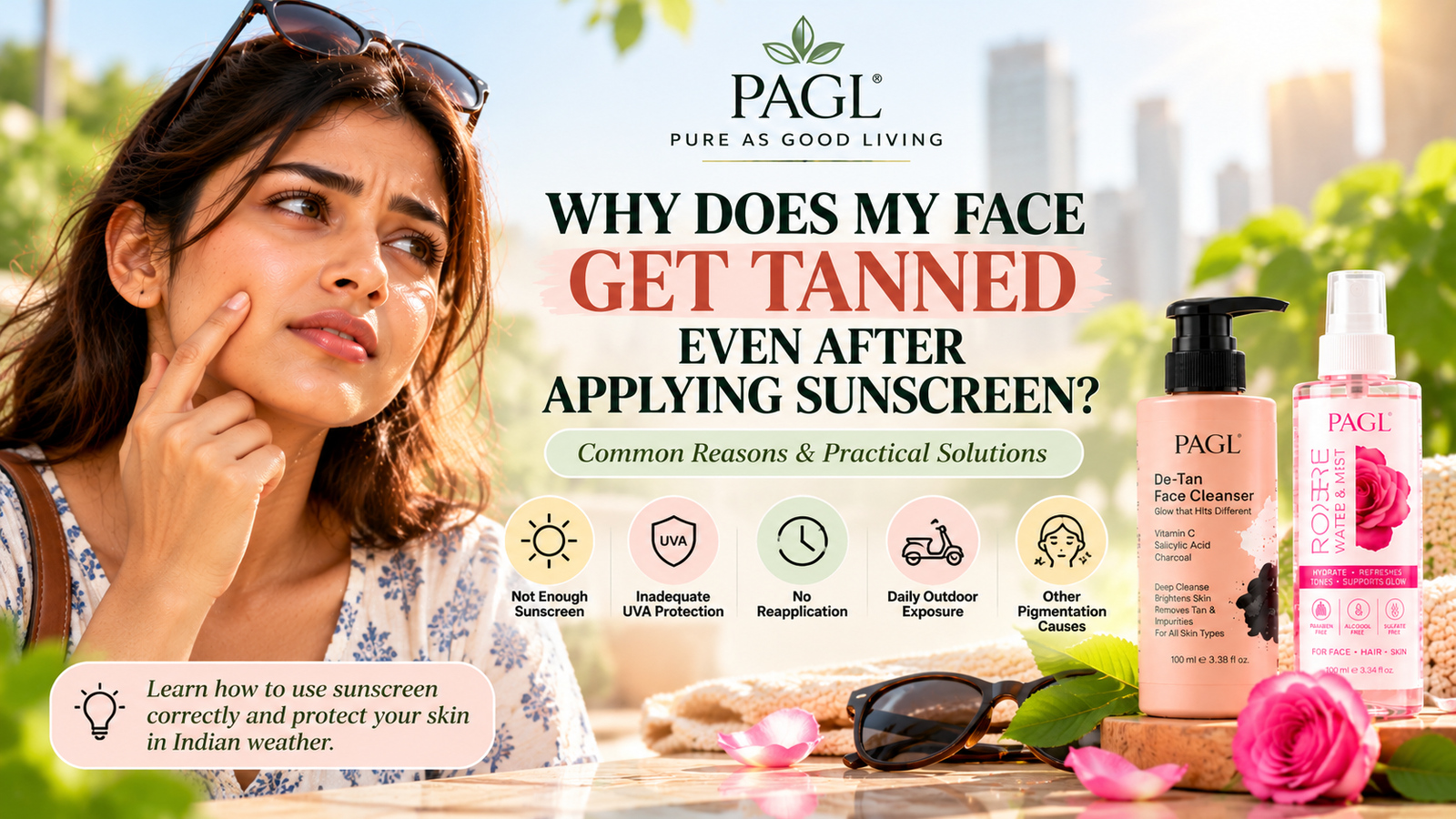 Why Does My Face Get Tanned Even After Applying Sunscreen? Causes, Mistakes and Solutions